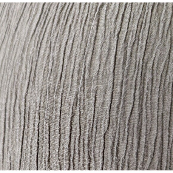 J Jill Pure Jill Size S Dress Sleeveless Asymmetric Textured Tencel Olive Green - Picture 6 of 12